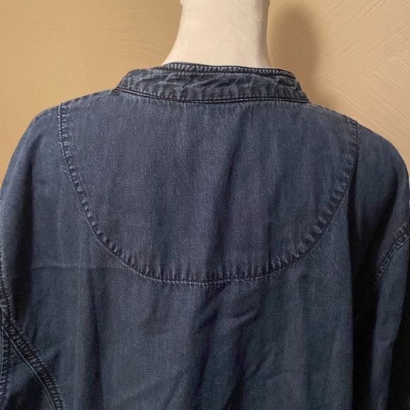 City Blues by Koret Embroidered Lightweight VTG Jean Jacket Size 24W Plus Size - Picture 6 of 8
